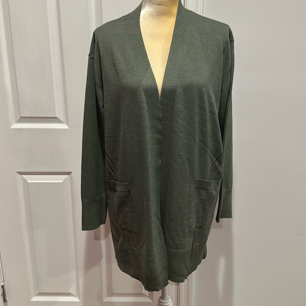 Terra & Sky Women's Fine Gauge Cardigan Lightweight
0X /14W
